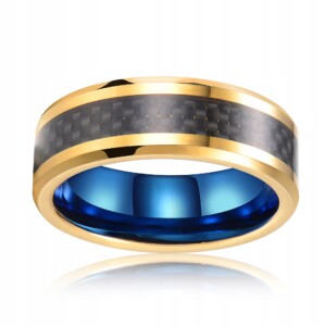 Obrączka pierścień z wolframu wolfring eu22 us10 - miniatura 4