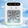 Mini klimatyzer wentylator nawilżacz 500ml powietrza 3w1 chłodzenie cichy - miniatura 5