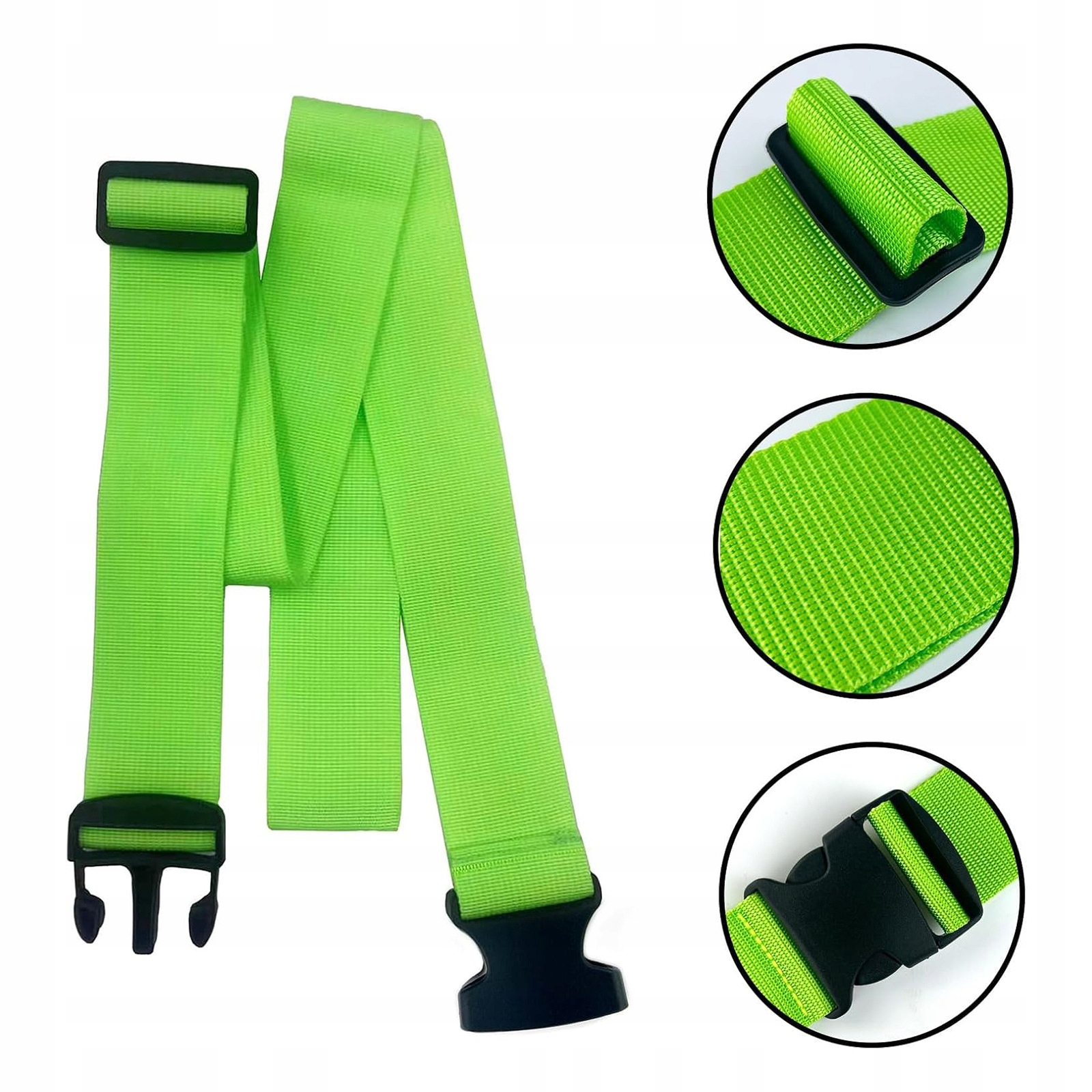 Pasy zabezpieczające na walizkę podróżne do bagażu rejestrowanego 2 sztuki - zdjęcie 4