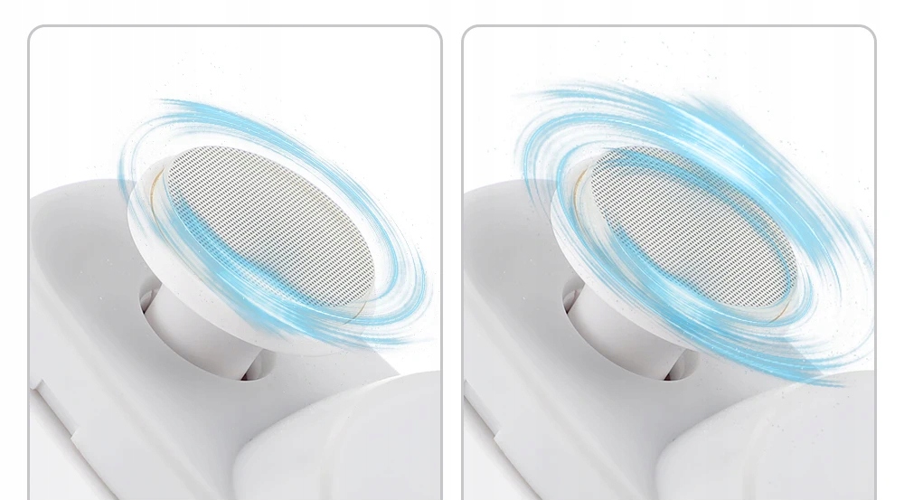 Elektryczny obcinacz do paznokci turystyczny frezarka polerka usb biała - obrazek 4