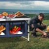 Stół stolik kempingowy turystyczny składany walizkowy schowki lekki mocny - miniatura 16