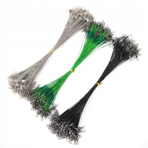 Przypon stalowy komplet 10 sztuk 7kg czarny 15cm - miniatura 9