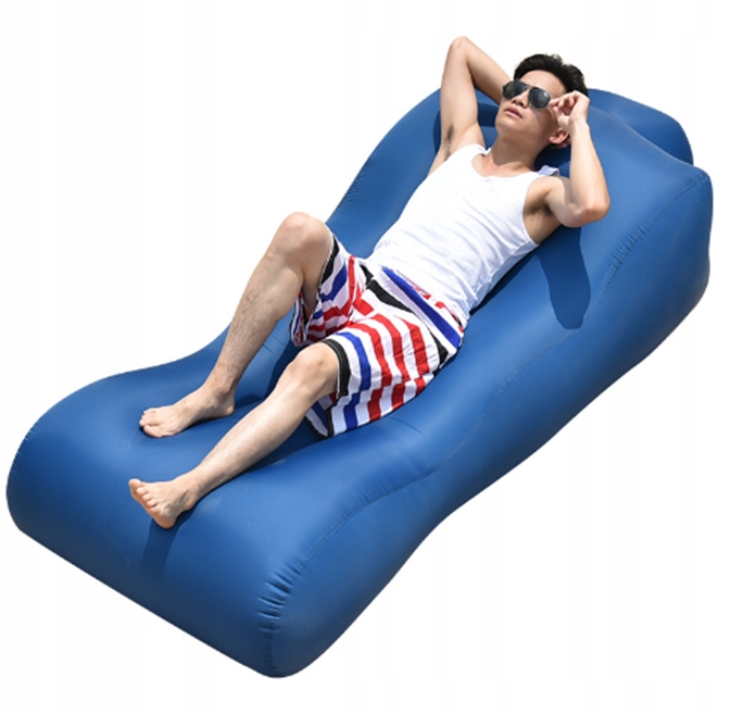 Materac l 140cm na plażę leżak bez pompowania