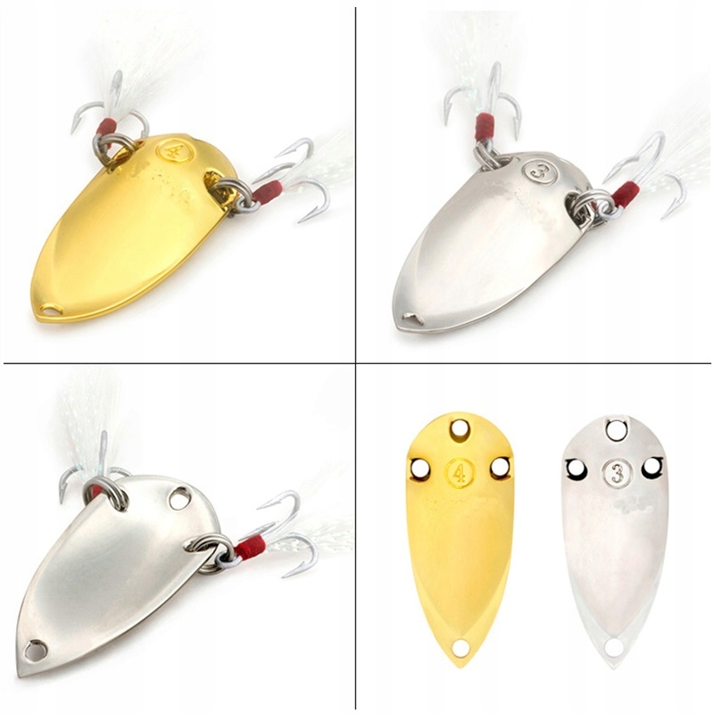 Błystka blacha szczupak sandacz 15g 5,1cm 2kotwice - obrazek 3