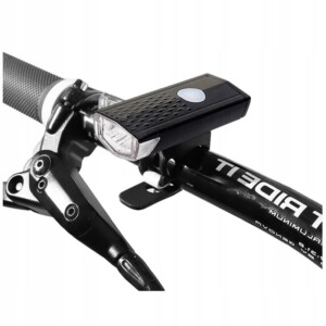 Lampka led rowerowa zestaw przód tył przednia usb - miniatura 6