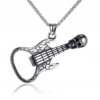 Naszyjnik metal czacha gitara muzyk artysta 376 - miniatura 1