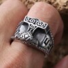Pierścień sygnet wikingów młot thora mjolnir 147 - miniatura 6