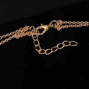 Naszyjnik choker celebrytka długi boho złoty 22 - miniatura 7