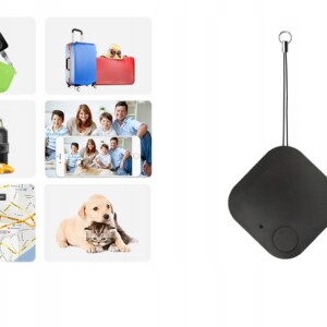 Lokalizator bluetooth kluczy dziecka przedmiotów telefon ios android czarny - miniatura 5