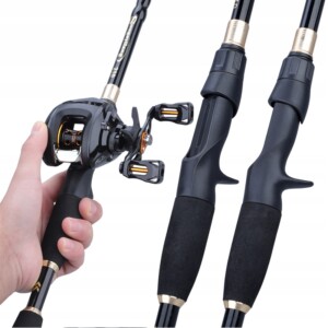 Wędka z włókna węglowego teleskopowa spinningowa 1.8m 7el mocna 8-25g - miniatura 3