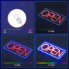Szyld neon led napis open do sklepu kawiarni lokalu baru usb zawieszki - miniatura 8