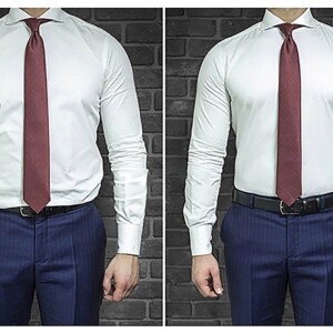 Szelki do utrzymania koszuli męskie uniwersalne na wesele imprezę ściągacz - miniatura 5