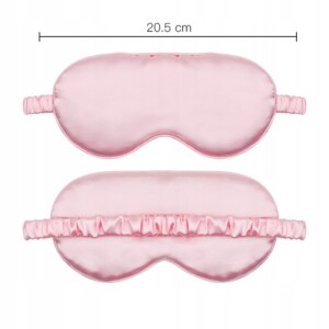 Opaska na oczy spania premium satynowa nocna blue - miniatura 3