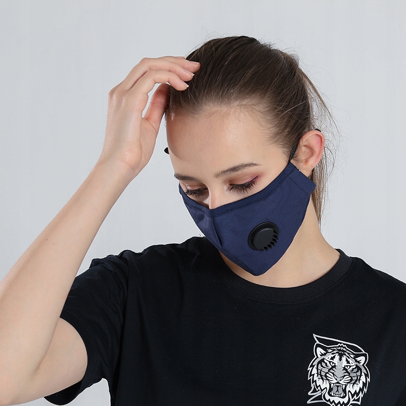 Komplet maska wielorazowa + 6x filtr pm 2.5 węgiel - obrazek 7