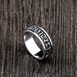 Pierścień sygnet wikingów nordycki amulet runa 468 - miniatura 2