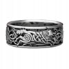 Pierścień sygnet wikingów nordycki wilk runa 148 - miniatura 1