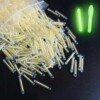 Świetliki wędkarskie 50szt 39x4.5mm duże do spławików nocnych połówów mocne - miniatura 5