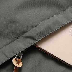 Kurtka męska przeciwdesczowa softshell khaki wodoodporna wiatrówka roz. xxl - miniatura 2