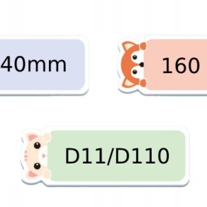 Niimbot etykiety rolka zwierzaki2 14*40mm 160szt - miniatura 1