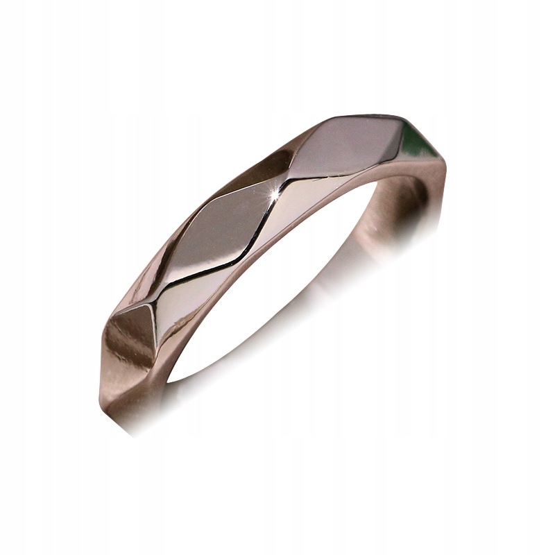 Srebrna obrączka pierścionek ślubne stal 316l r.22