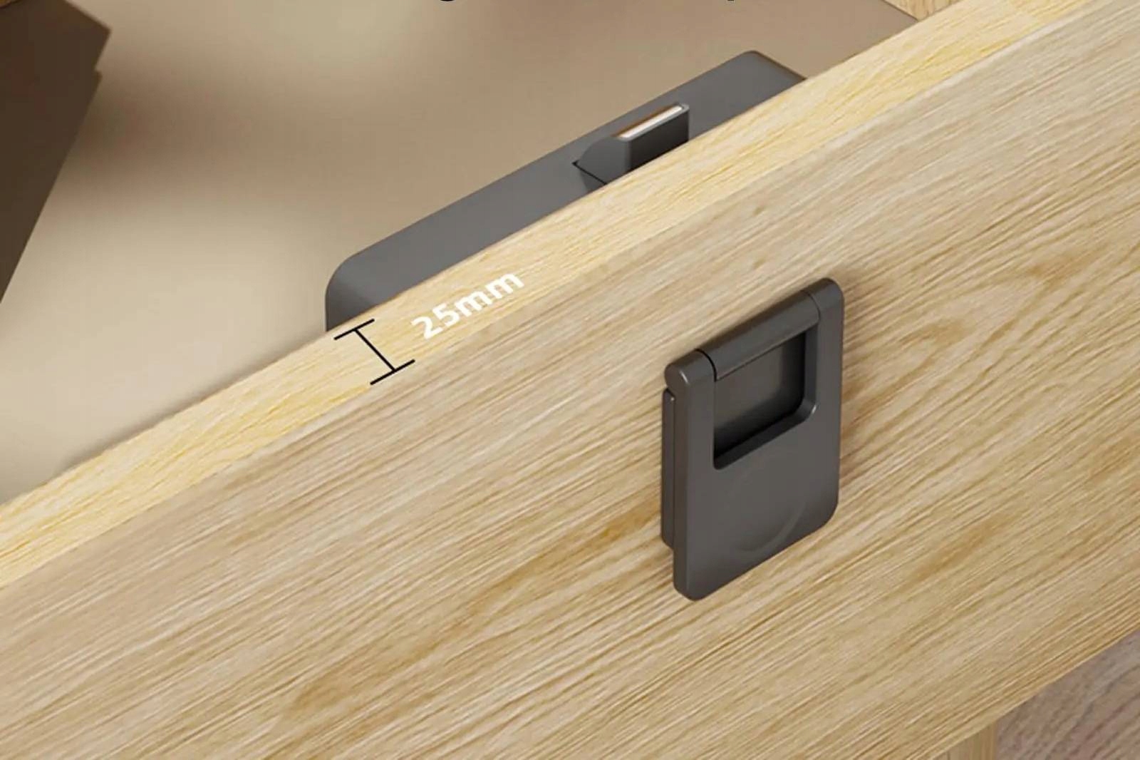 Zamek do szafy sejf nfc uniwersalny meblowy szuflada dokumenty bezpieczny - obrazek 8