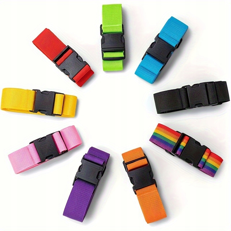 Pasy zabezpieczające na walizkę podróżne do bagażu rejestrowanego 2 sztuki - zdjęcie 5