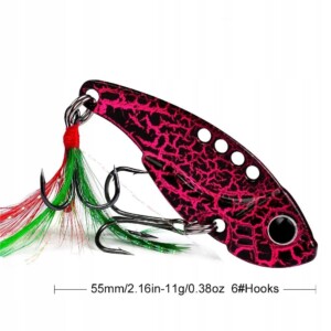 Wobler wahadło przynęta wędkarska szczupak sandacz okoń 11g 5.5cm el165 - miniatura 2