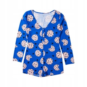 Piżama damska prezent na walentynki dla dziewczyny body ciasteczka s - miniatura 5