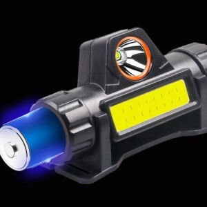 Latarka czołowa czołówka led usb akumulator mocna xpe cob wodoszczelna - miniatura 9