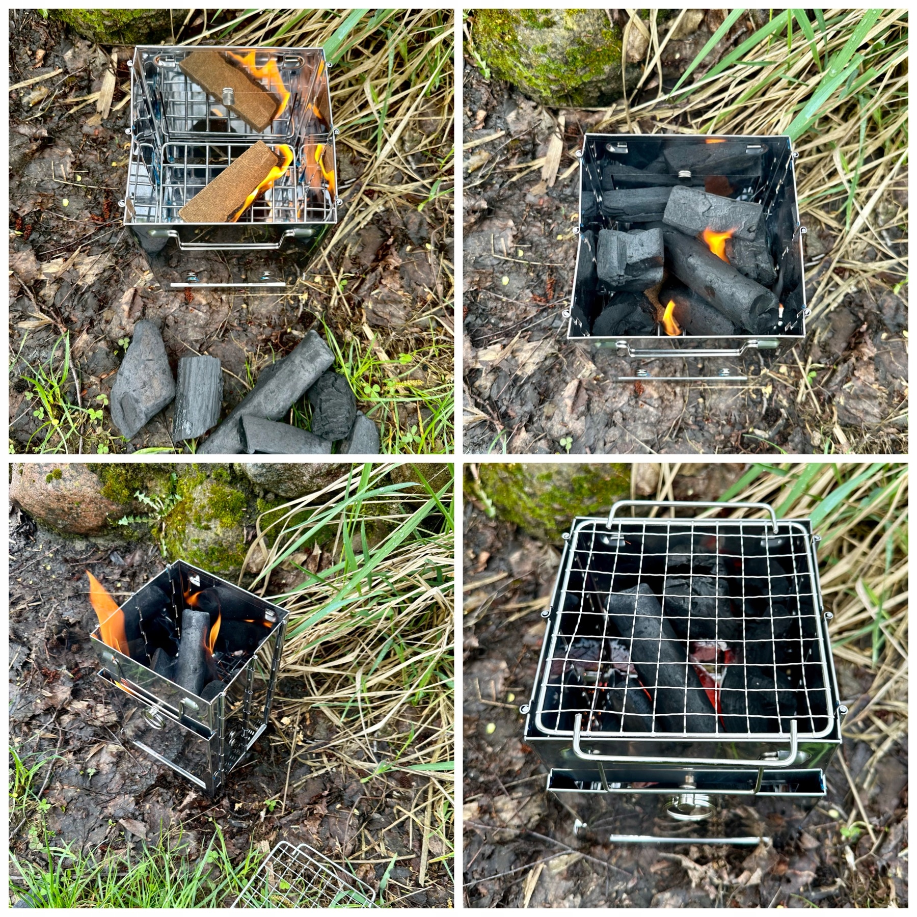 Kuchenka turystyczna składana do torby grill piecyk mały poręczny przenośny - obrazek 11