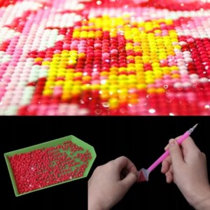 Zestaw do haftowania diamenty 5d akcesoria xxl prezent zabawka dla dzieci - miniatura 12