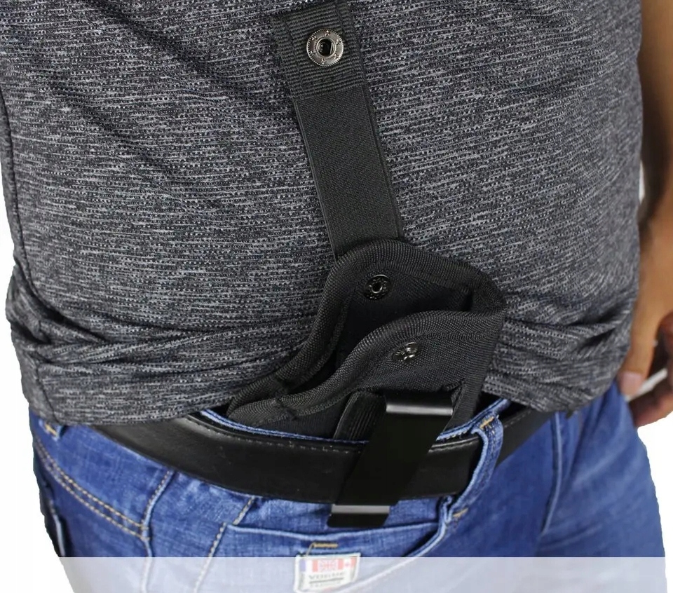 Kabura pistolet asg uniwersalna iwb zewnetrzno-wewnętrzna glock 9mm 38 357 - obrazek 9