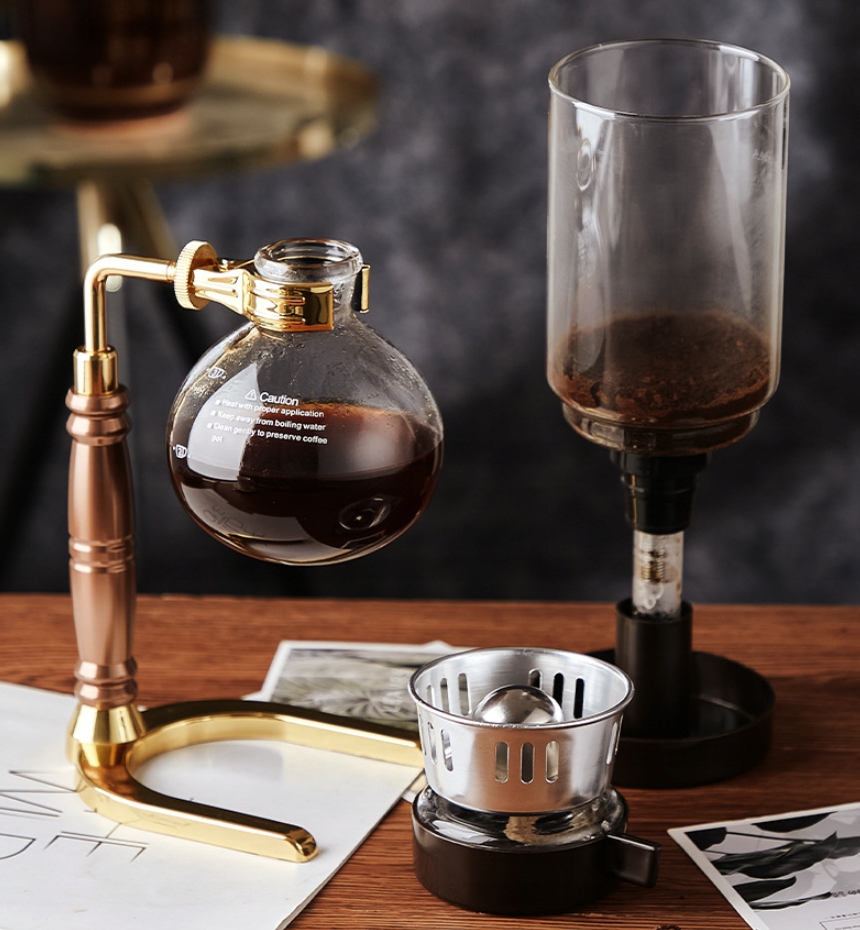 Ekspres do kawy podróżny turystyczny podciśnieniowy zabytkowy retro czajnik - zdjęcie 8