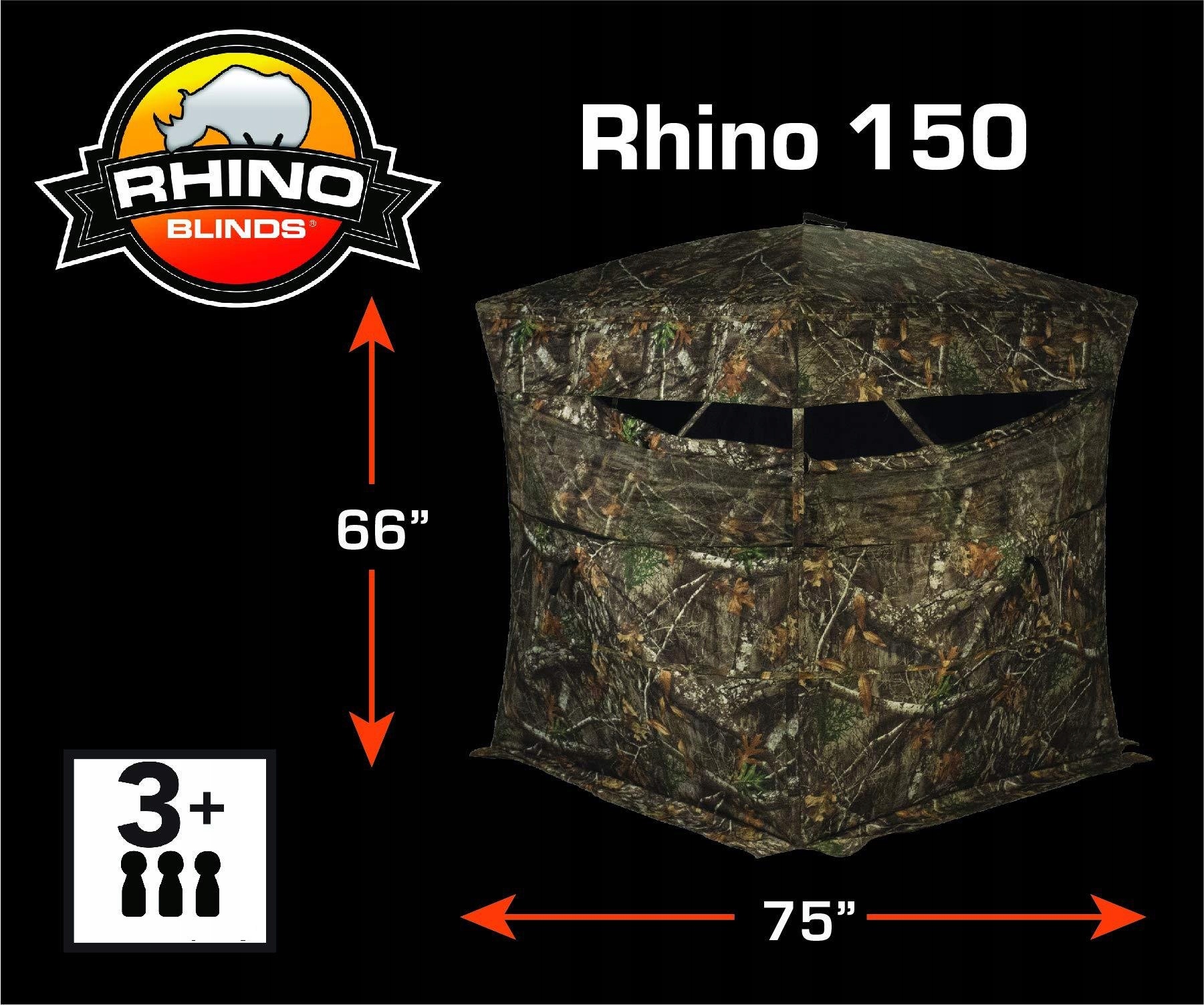 Rhino blind 150 namiot kamuflaż myśliwski 3os usa - obrazek 12