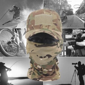 Czapka z daszkiem kominiarka wojskowa moro maska militarna asg uniwersalna - miniatura 4