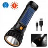 Latarka solarna ładowana słonecznie led powerbank 3 tryby kemping survival - miniatura 6