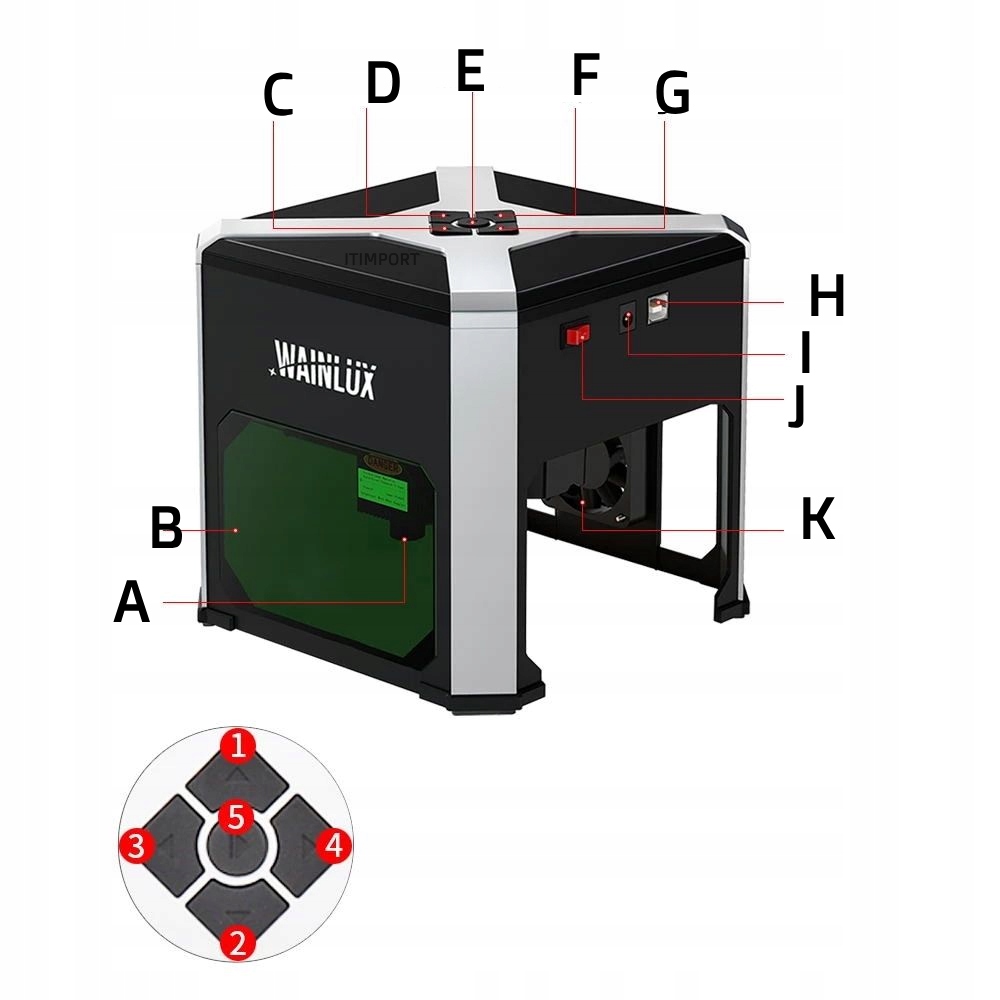 Grawer laserowy 3w drewno plastik papier skóra bluetooth k6 usb ios android - obrazek 14