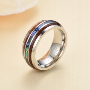 Obrączka pierścień z wolframu wolfring eu19 us09 - miniatura 4