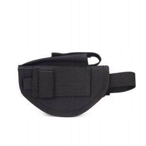 Kabura na pistolet asg uniwersalna z ładownicą na magazynek iwb owb czarna - miniatura 6