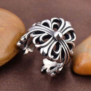 Pierścień sygnet obrączka gwiazda regulowany 392 - miniatura 7