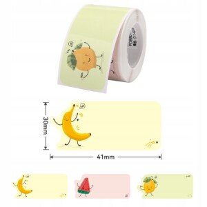 Niimbot etykiety naklejki 30*70mm seria b owoce - miniatura 4