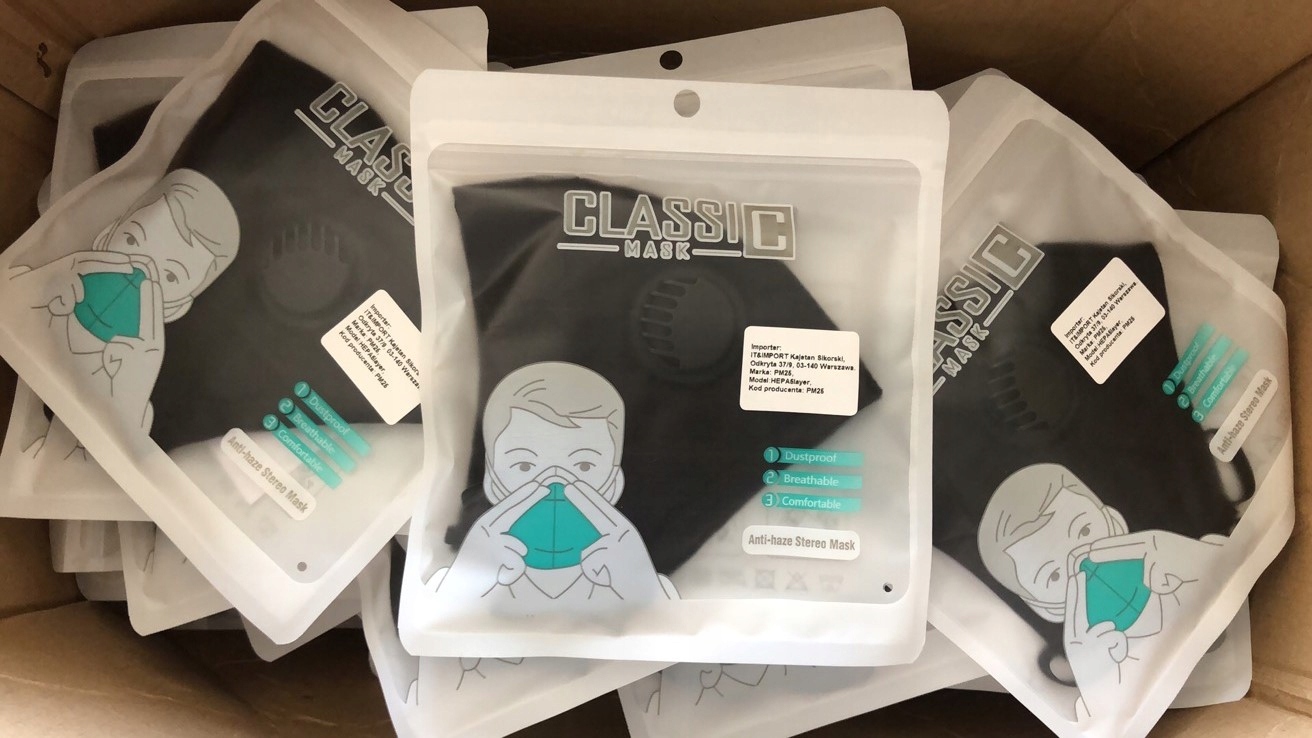 Komplet maska wielorazowa + 6x filtr pm 2.5 węgiel - obrazek 16