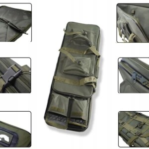 Pokrowiec na broń karabin amunicję wiatrówkę futerał torba camo 115cm - miniatura 6