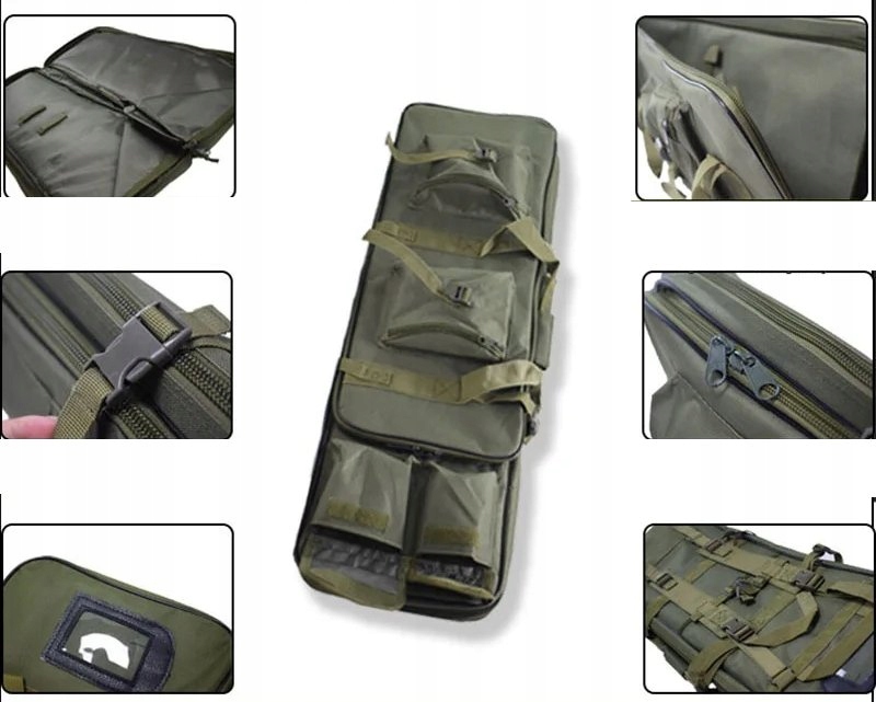 Pokrowiec na broń karabin amunicję wiatrówkę futerał torba camo 115cm - obrazek 6