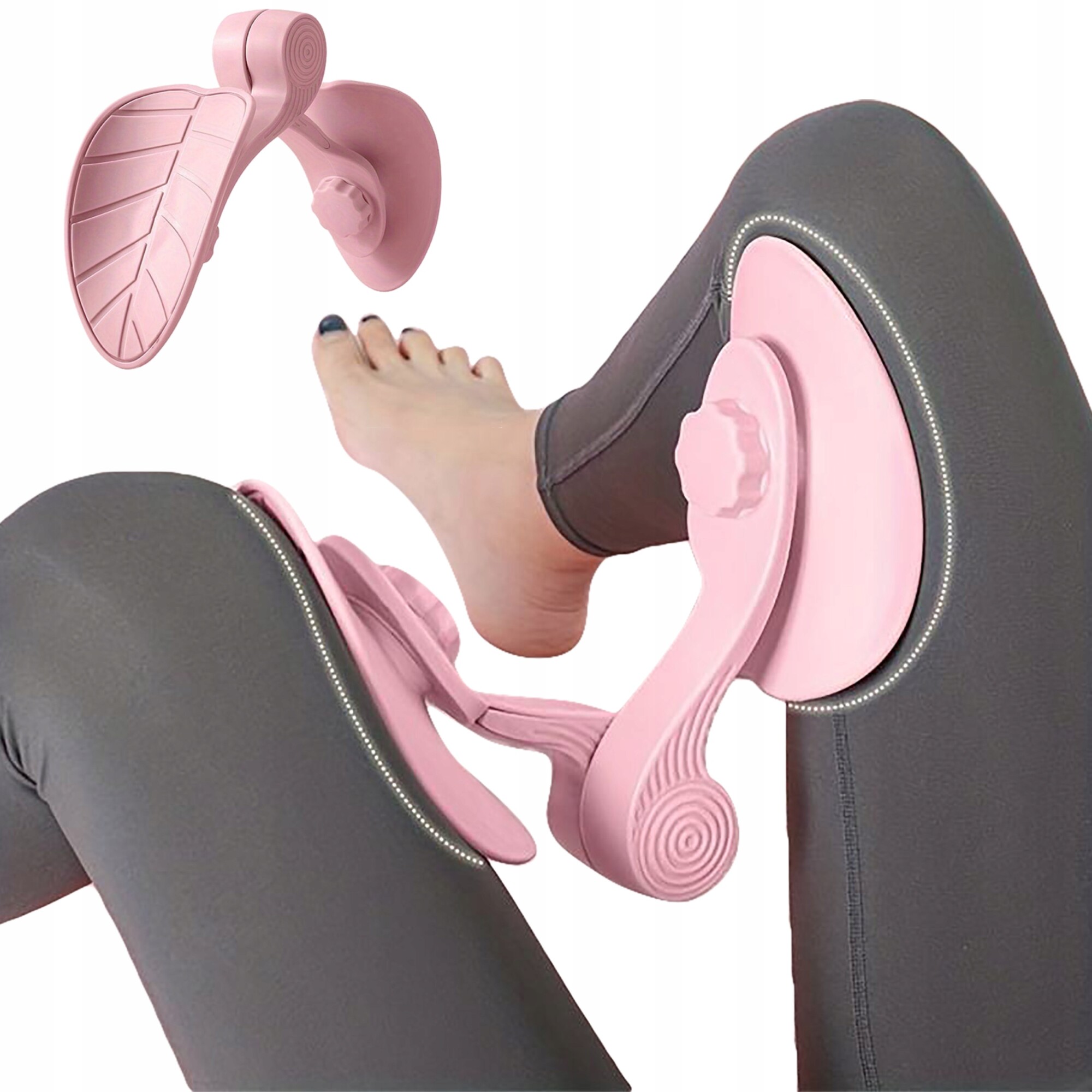 Motylek trenażer ud pośladków dna miednicy trener bioder regulacja różowy