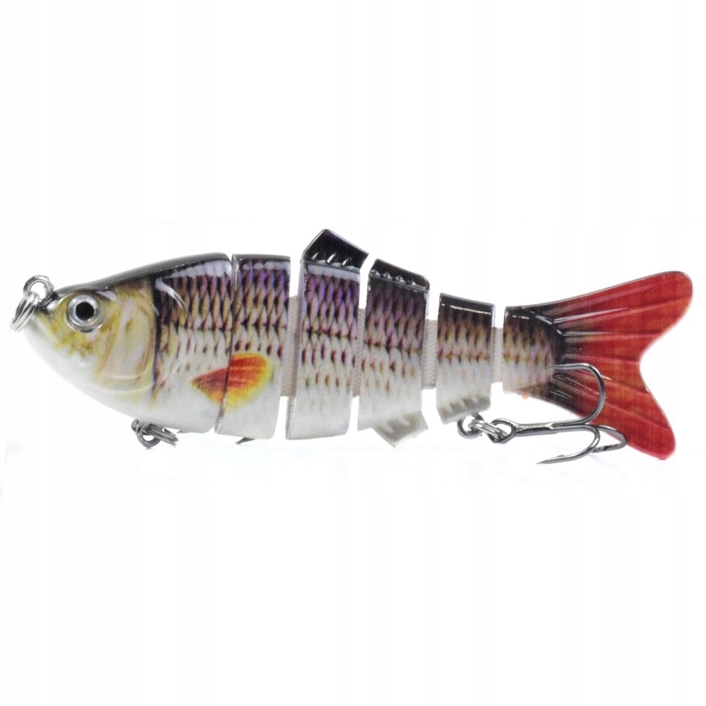 Zestaw 3szt woblerów szczupaka sandacza przynęt pudełko łamane 8.4cm 11,2g - zdjęcie 14