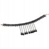 Choker koronkowy haft czarny naszyjnik gothic ch01 - miniatura 2