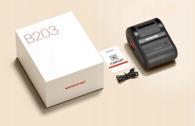 Niimbot b203 drukarka termiczna naklejki bluetooth - zdjęcie 3