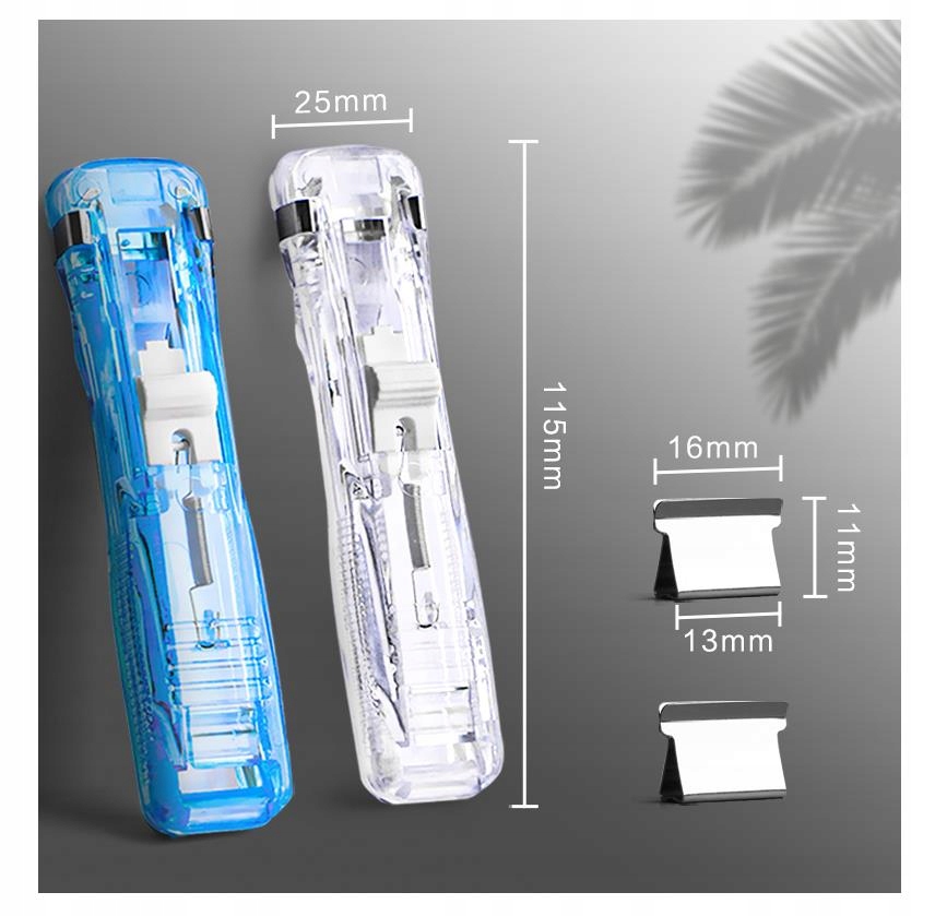 Klipsy do dokumentów urządzenie + 50 klipsów biuro - obrazek 4