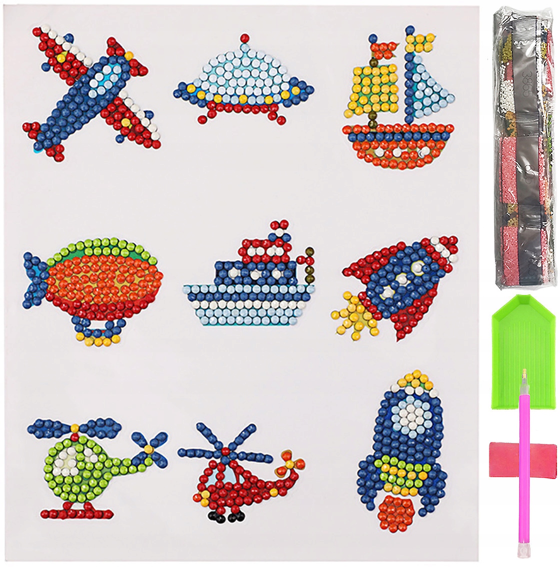 Haft diamentowy 5d zestaw dzieci najklejki puzzle - zdjęcie 1